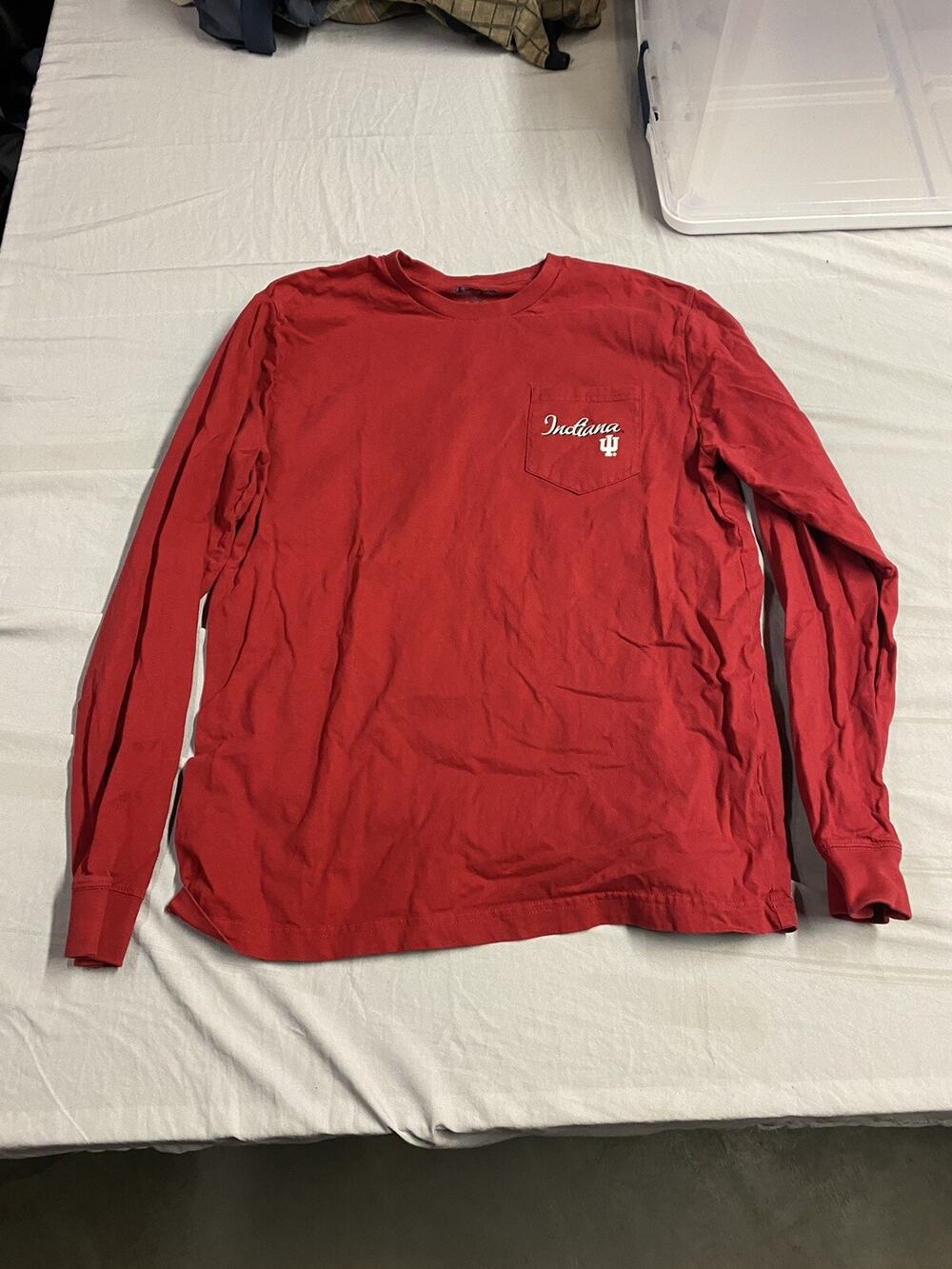 Champion Womens Large Indiana University Hoosiers IU Long Sleeve Shirt